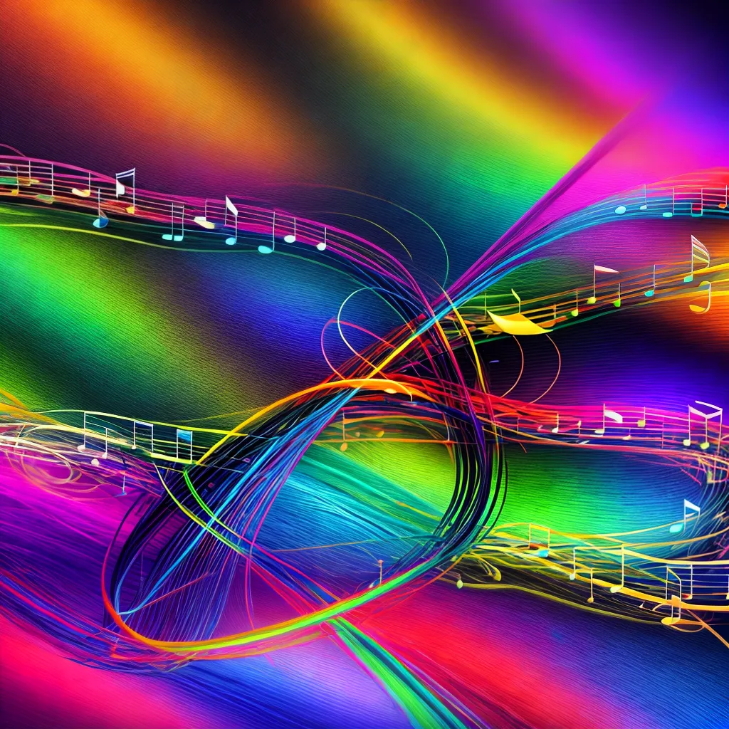 papel de parede musical instrumentos notas