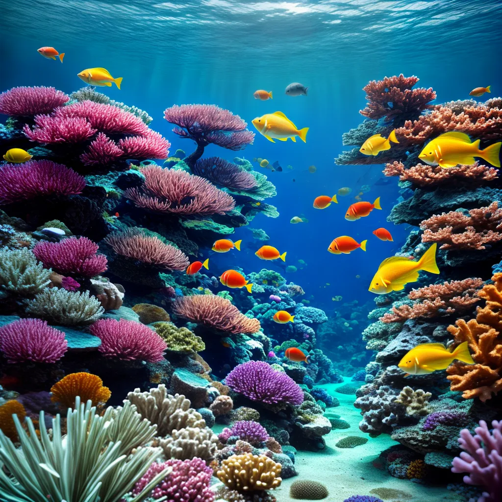 mundo subaquatico peixes coral papel de parede