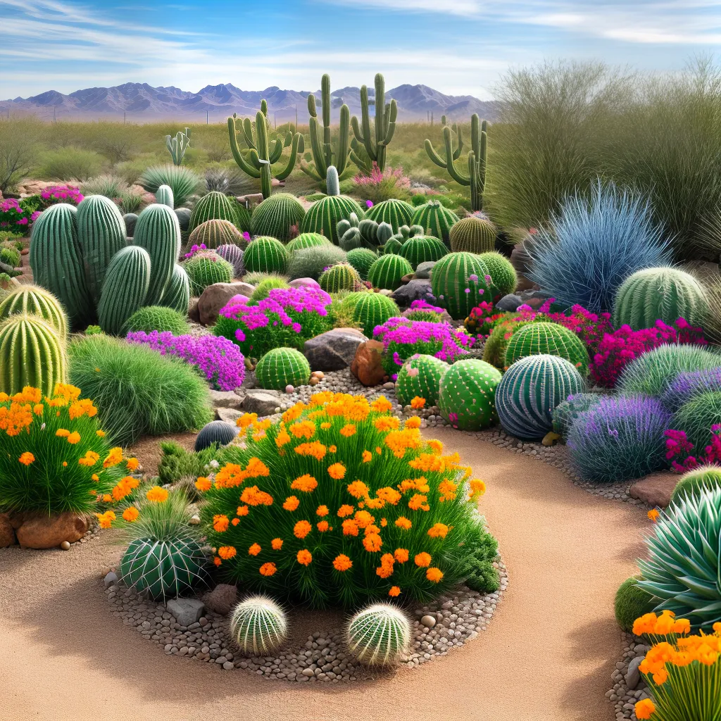 jardim cactos variedades oasis deserto