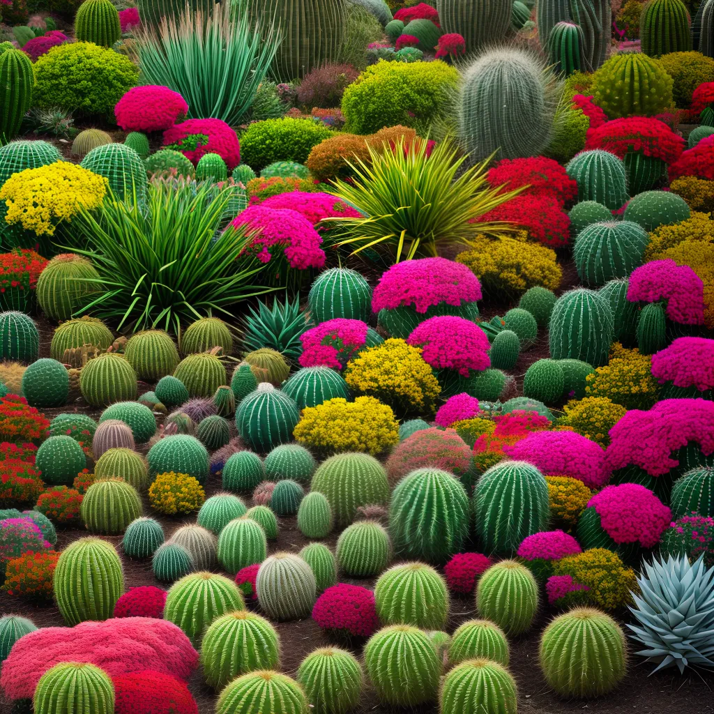 cactos diversidade natureza verde