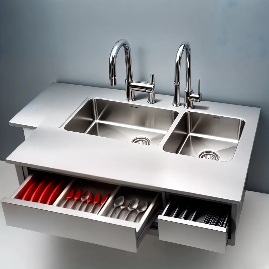 pia aco inox cozinha profissional