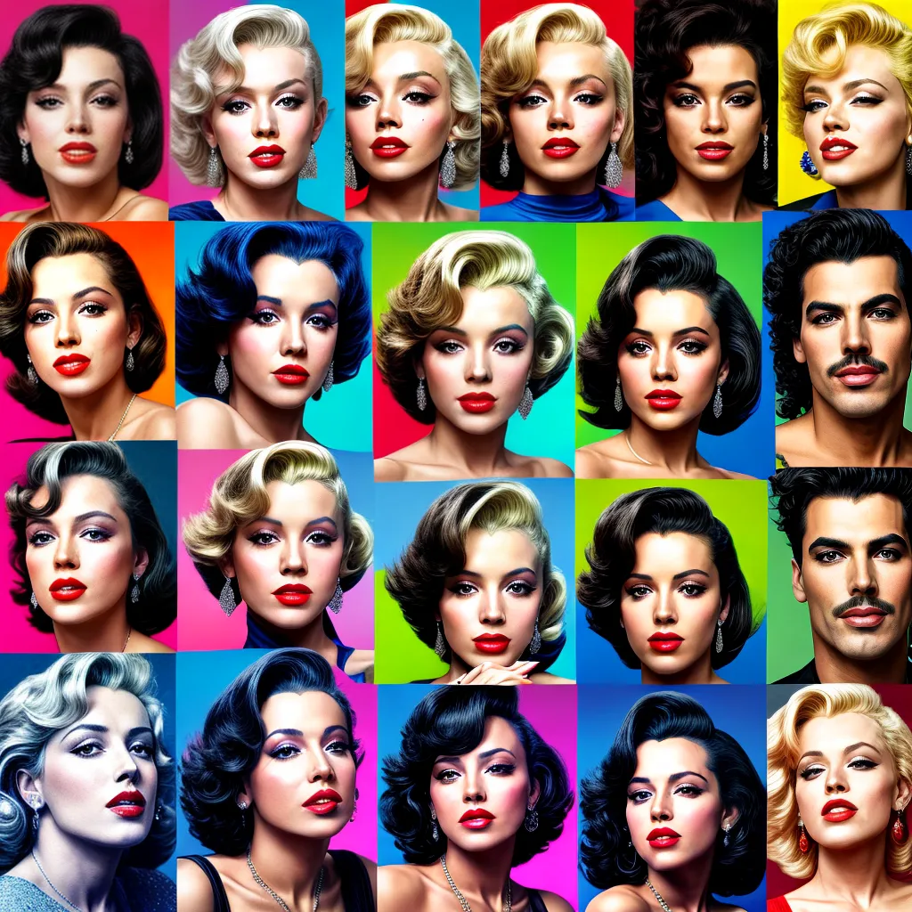 celebridades iconicas papel de parede