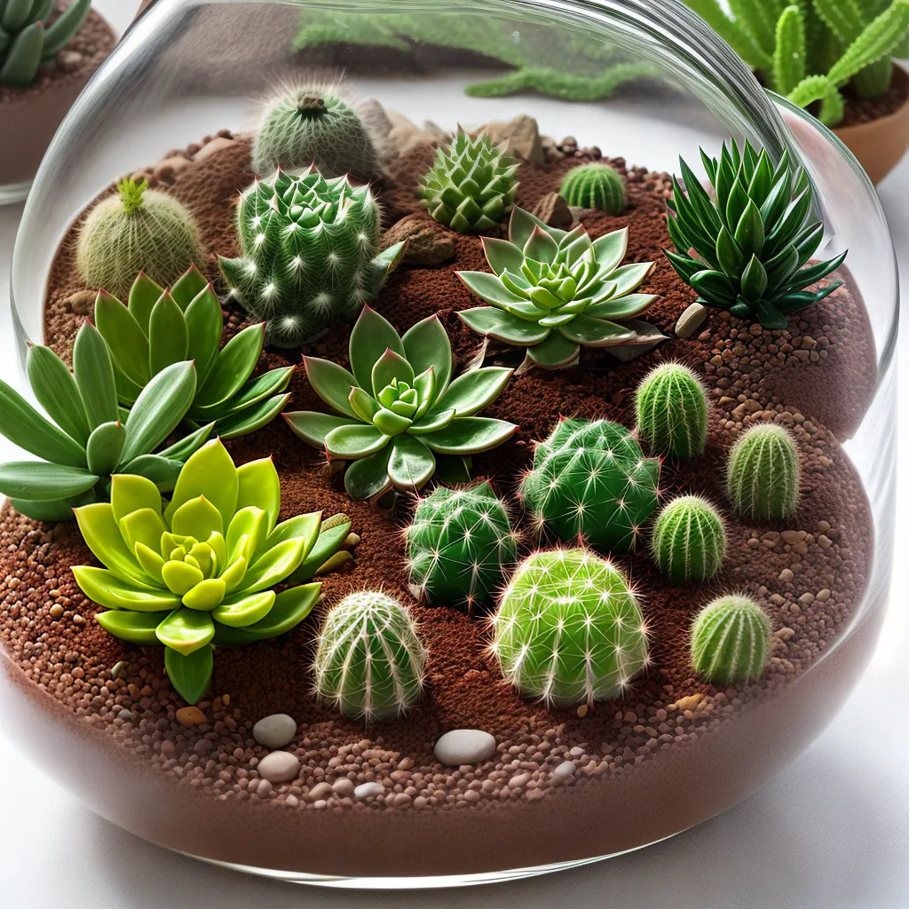 terrario cactos verde janela terrario cactos verde janela