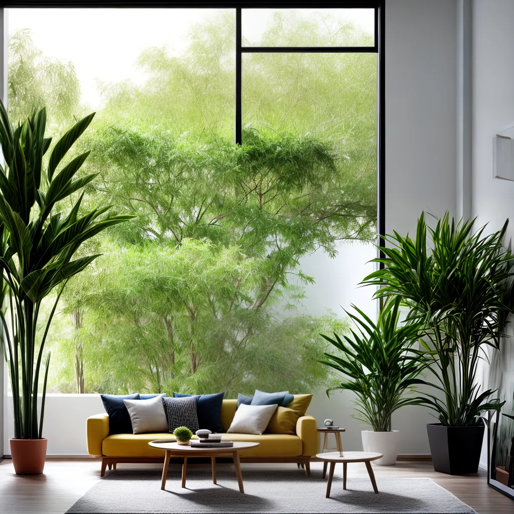 interior minimalista cactos arranjados
