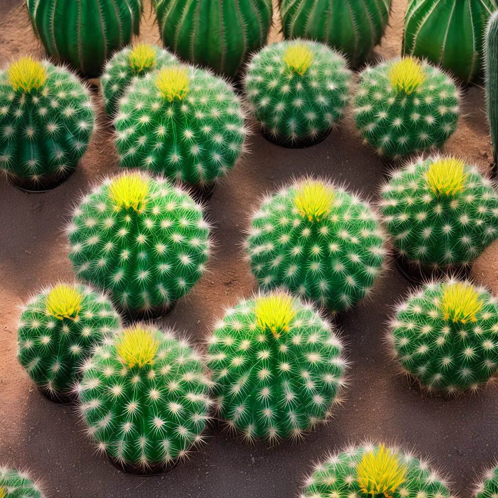 cacto verde espinhos brilhantes