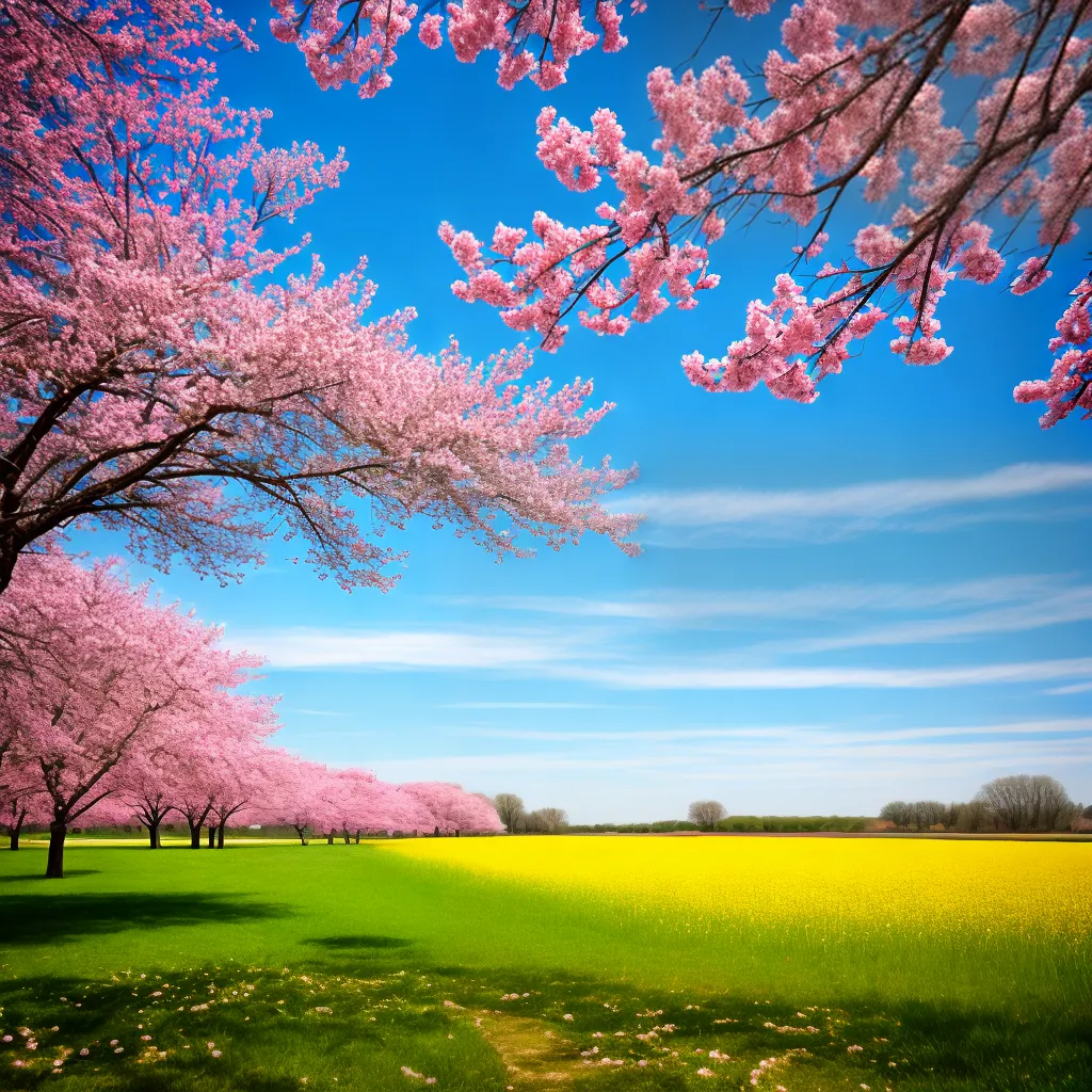 campo flores coloridas primavera 2