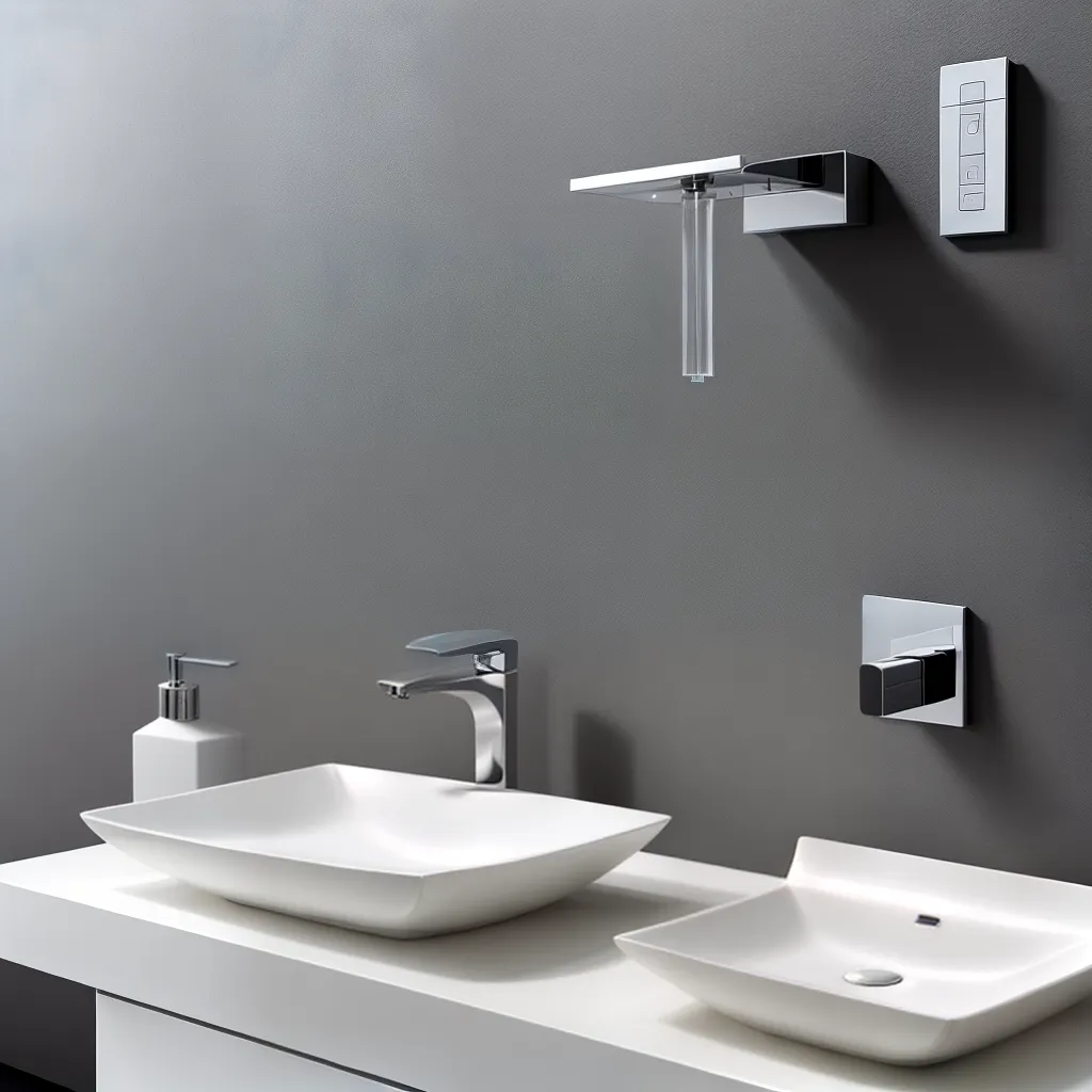 banheiro moderno pia aco inox 3