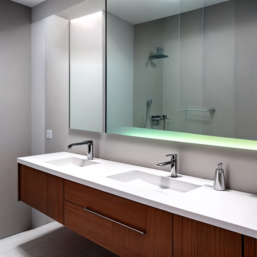 banheiro moderno pia aco inox 4