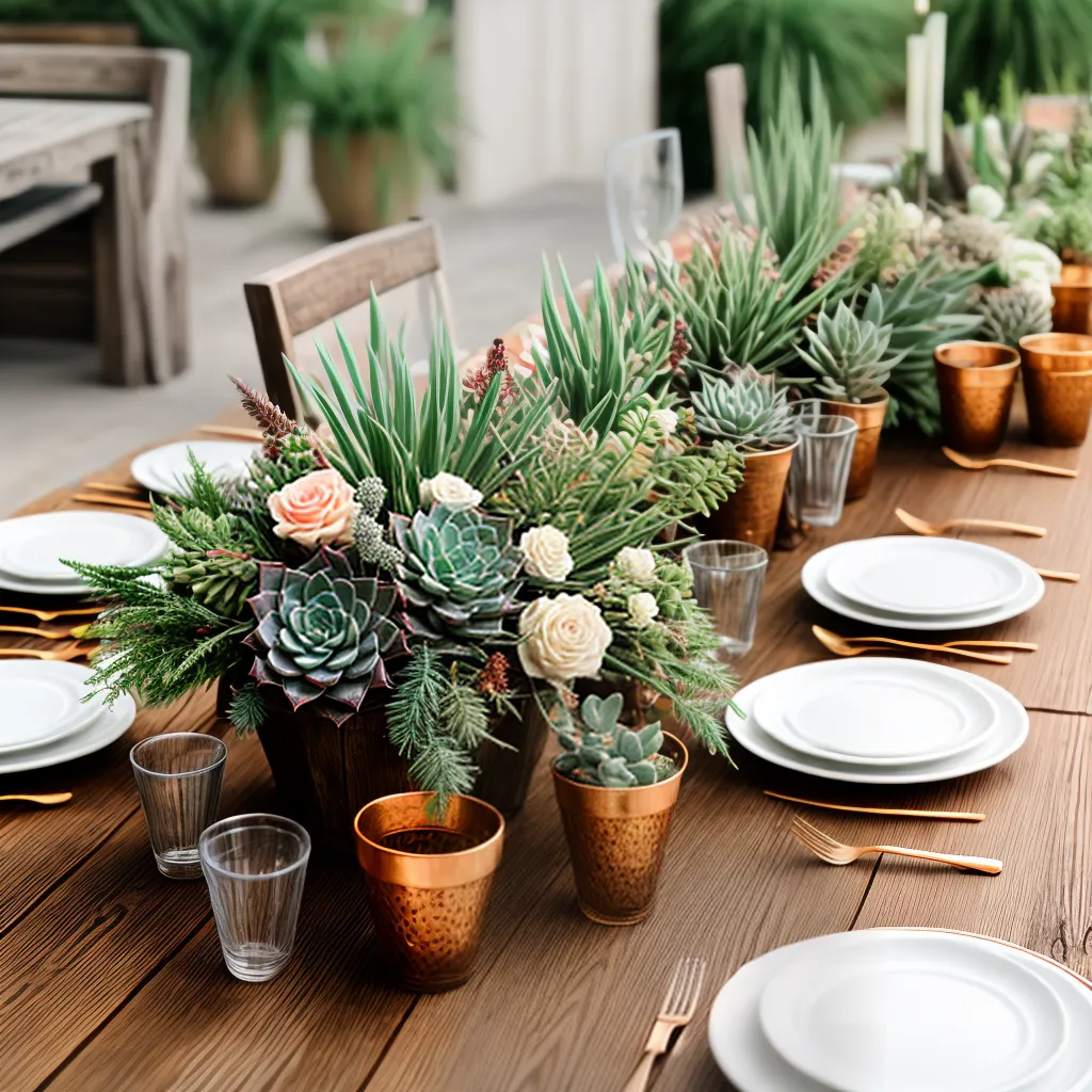 mesa rustica cactos suculentas casamento