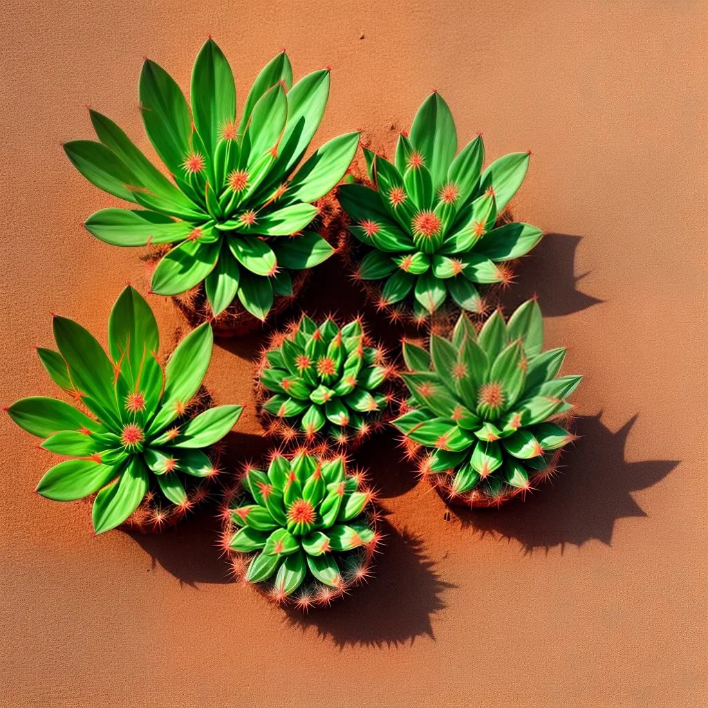 cactos verdes deserto natural cosmeticos