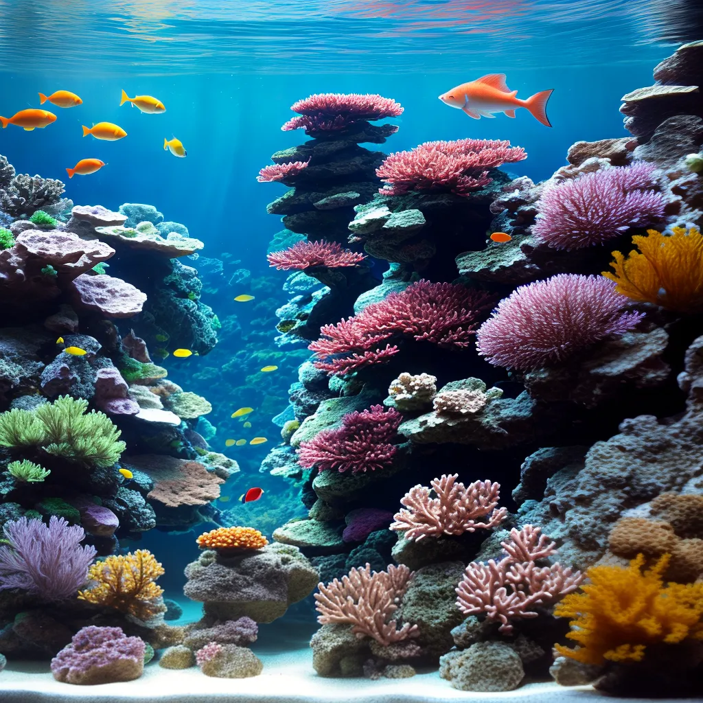aquario peixes coloridos recifes coral