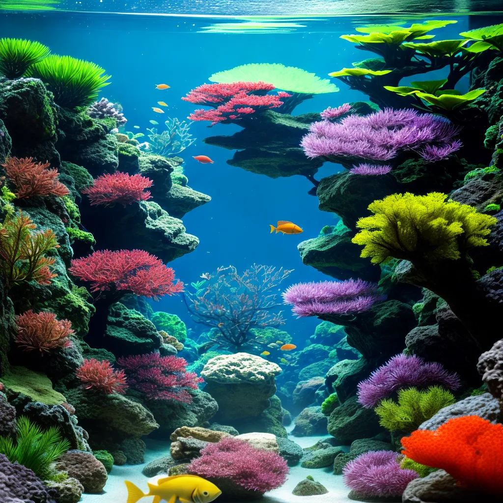 aquario tropical peixes coloridos 1