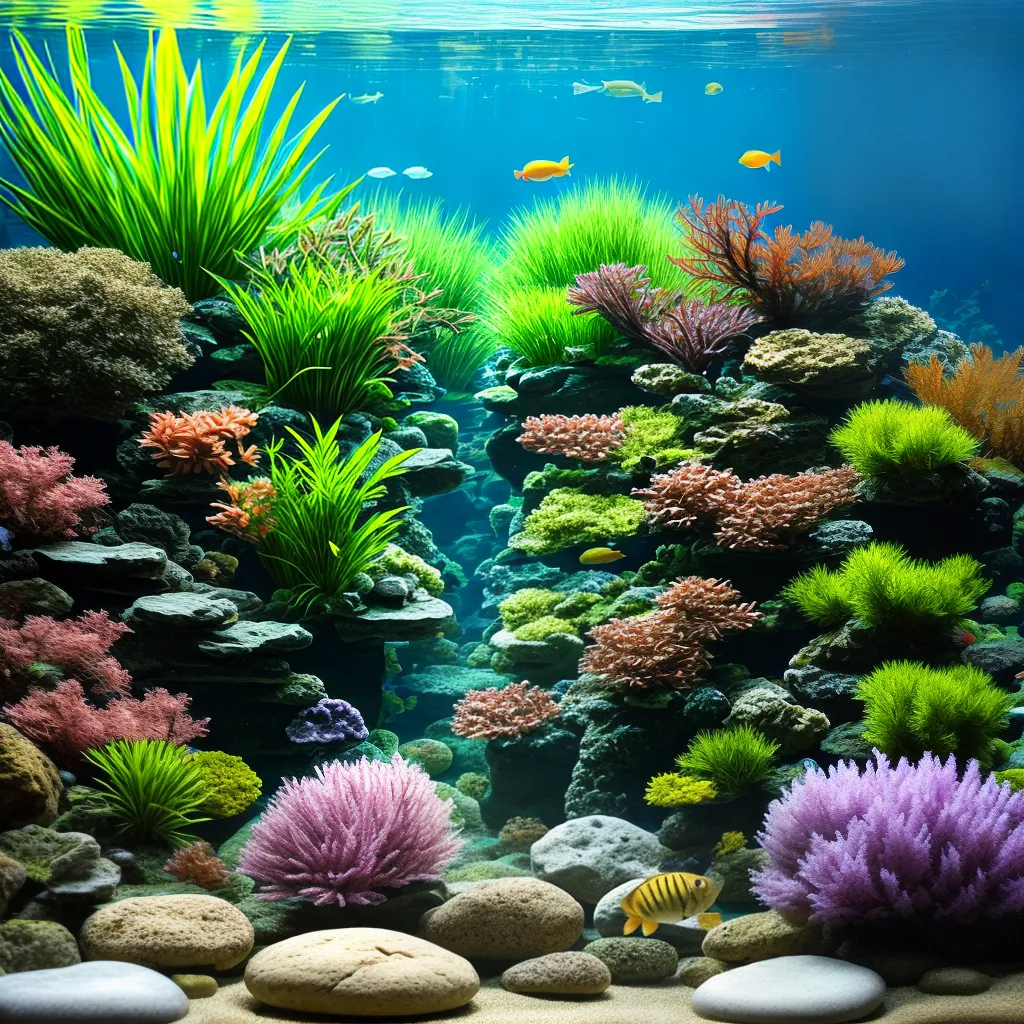 aquario terapeutico peixes plantas