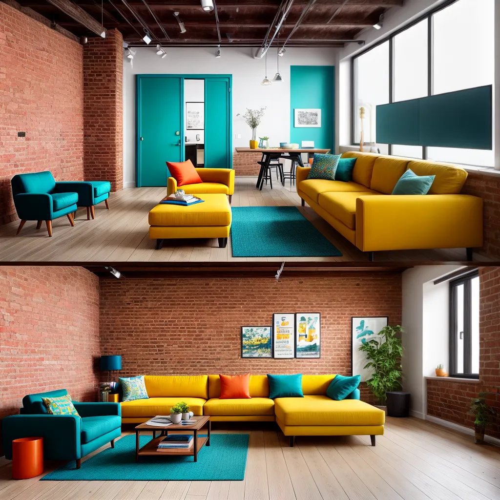 loft colorido turquesa amarelo vermelho loft colorido turquesa amarelo vermelho