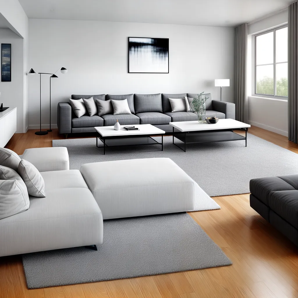 sala minimalista sofa branco pintura abstrata sala minimalista sofa branco pintura abstrata