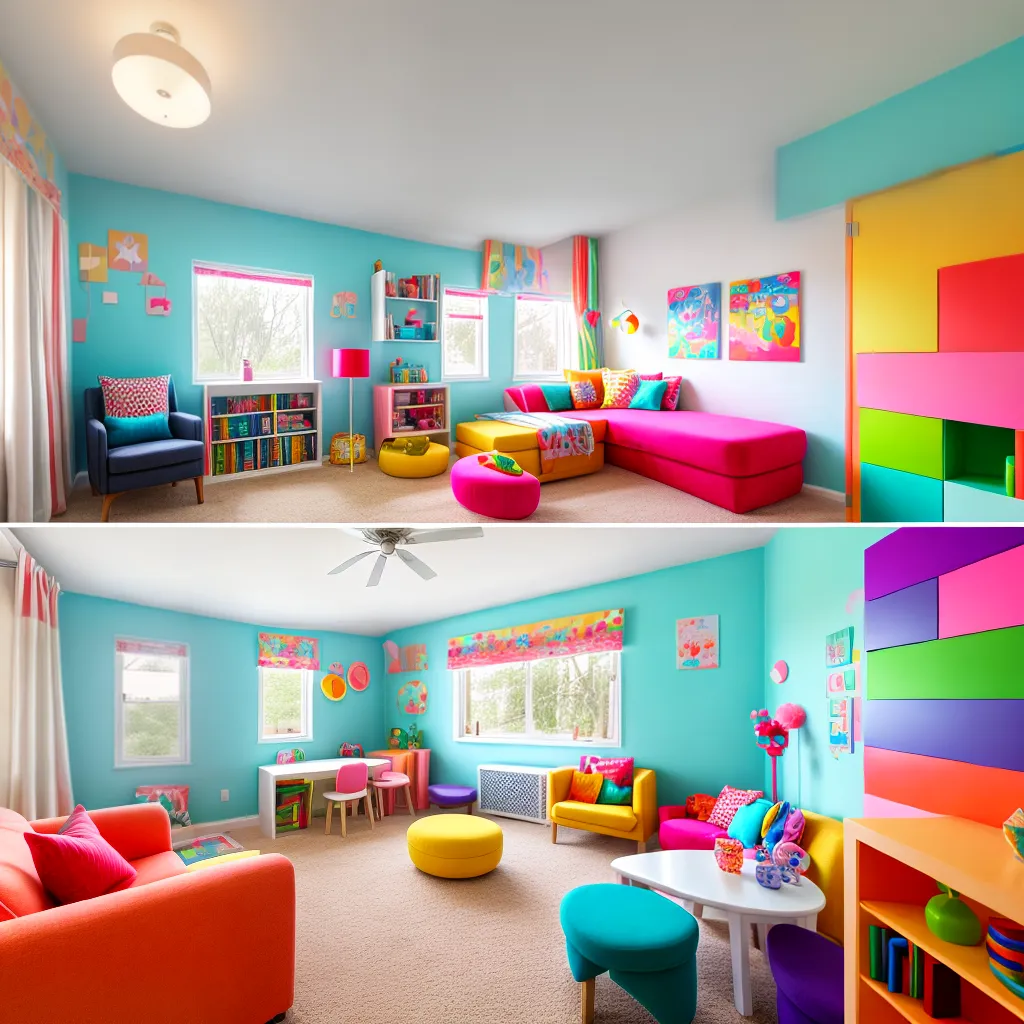 sala infantil ludica colorida sala infantil ludica colorida