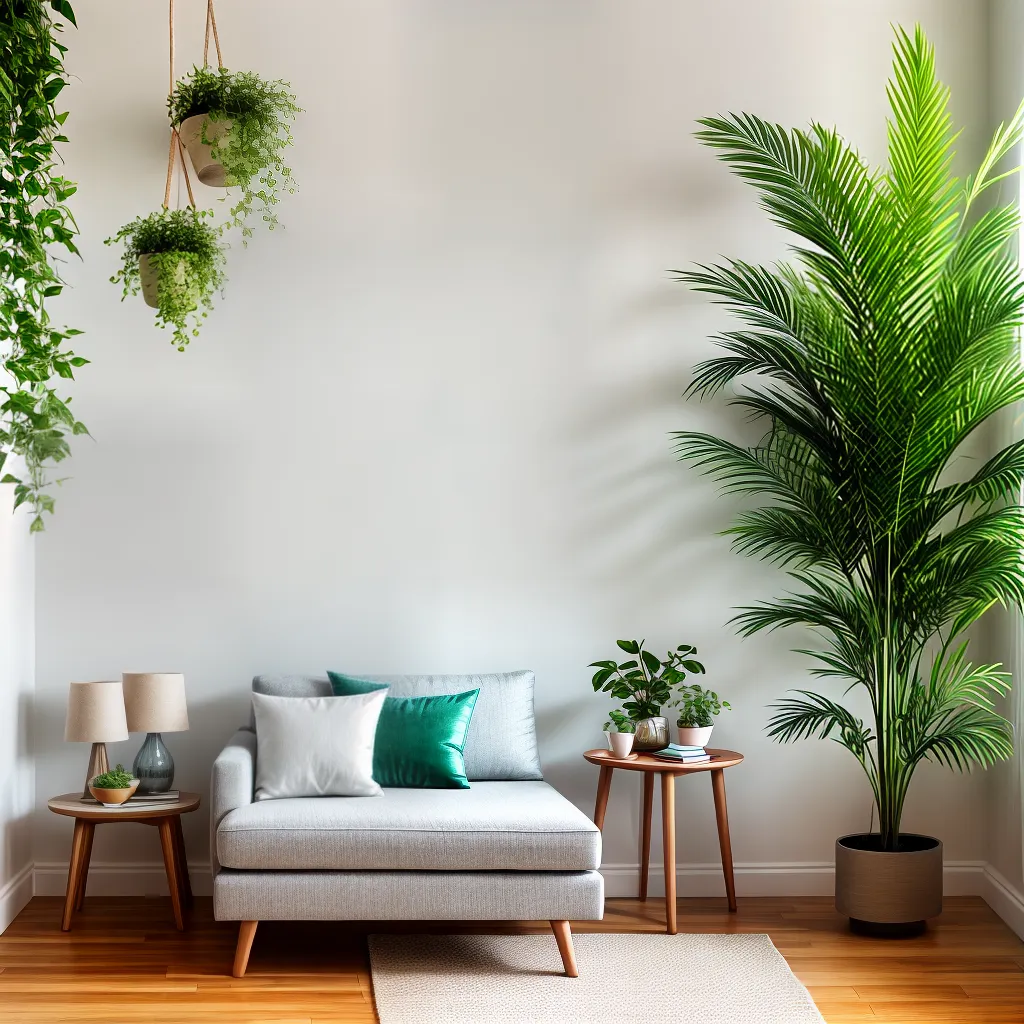 ambiente sereno cores pastel plantas