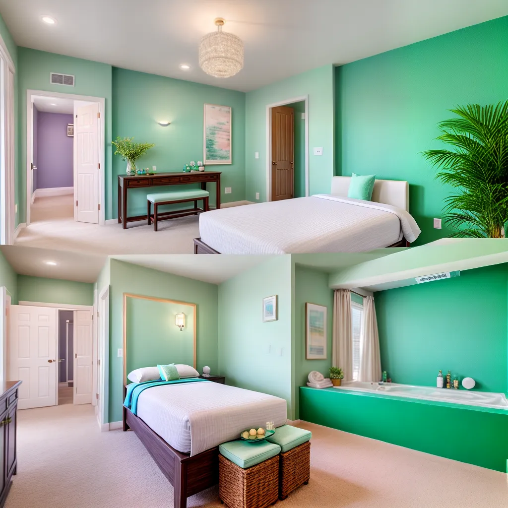 spa relaxamento cores ambiente sereno