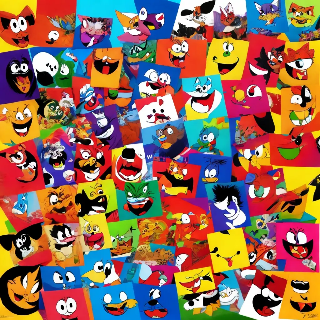 colagem personagens cartoon apelidos divertidos colagem personagens cartoon apelidos divertidos