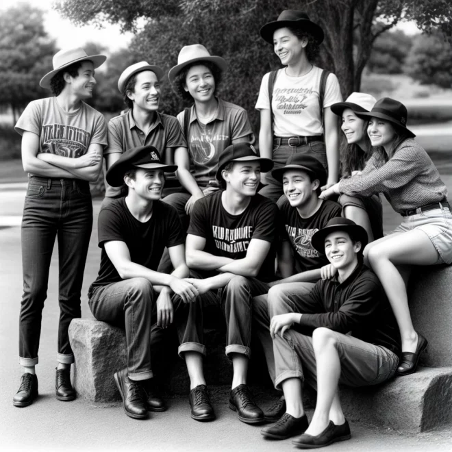 amigos vintage apelidos iconicos