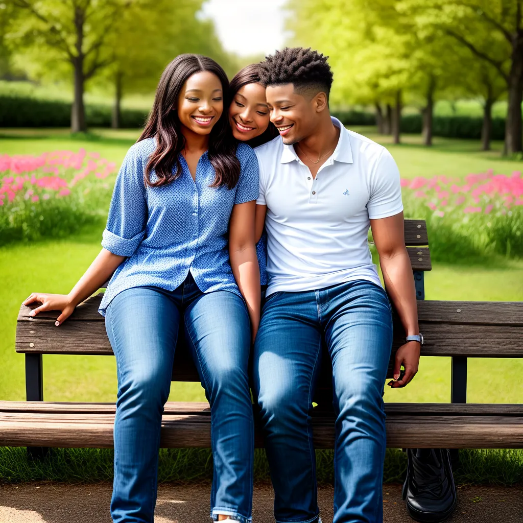 casal amor parque flores brisa