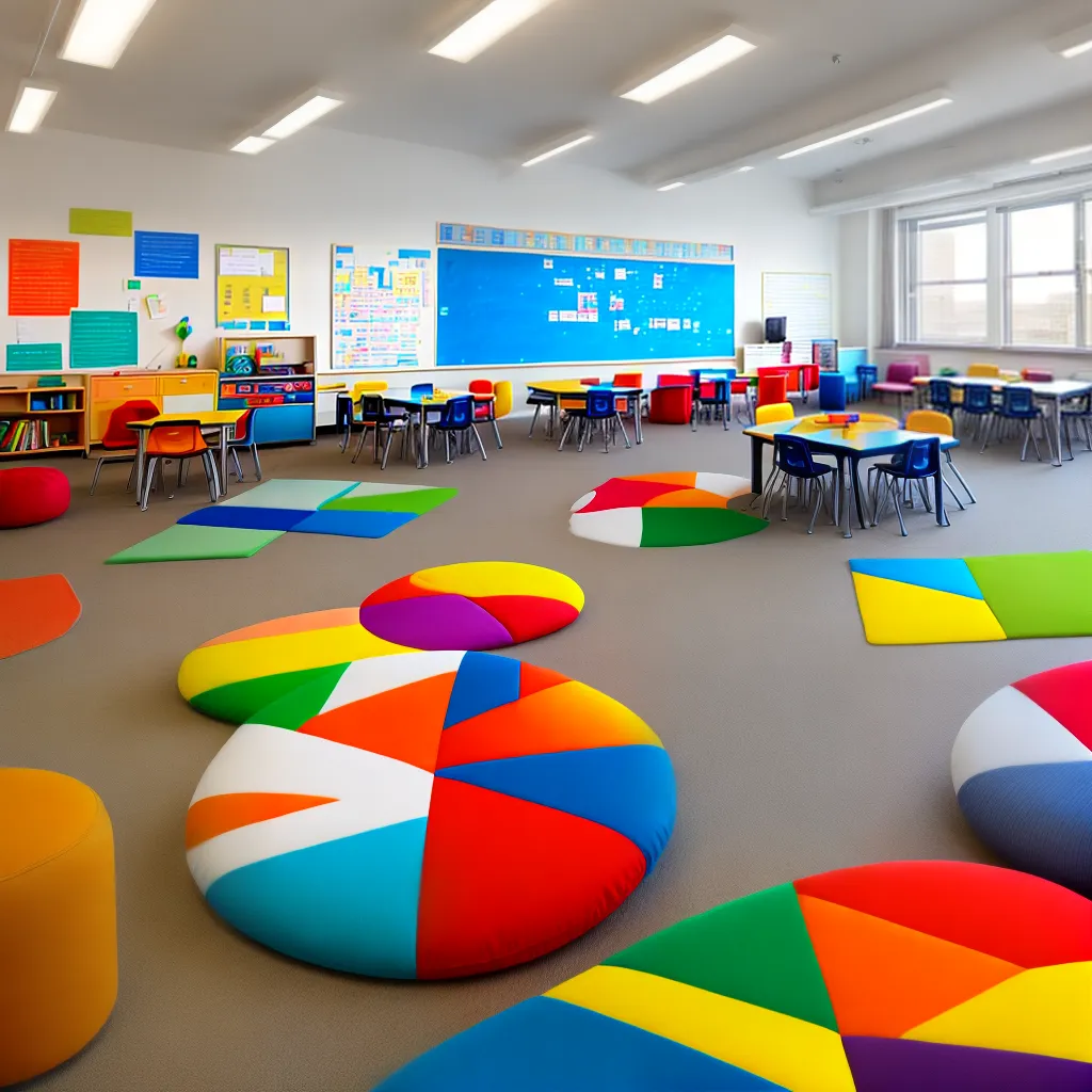 sala de aula colorida nomes alunos