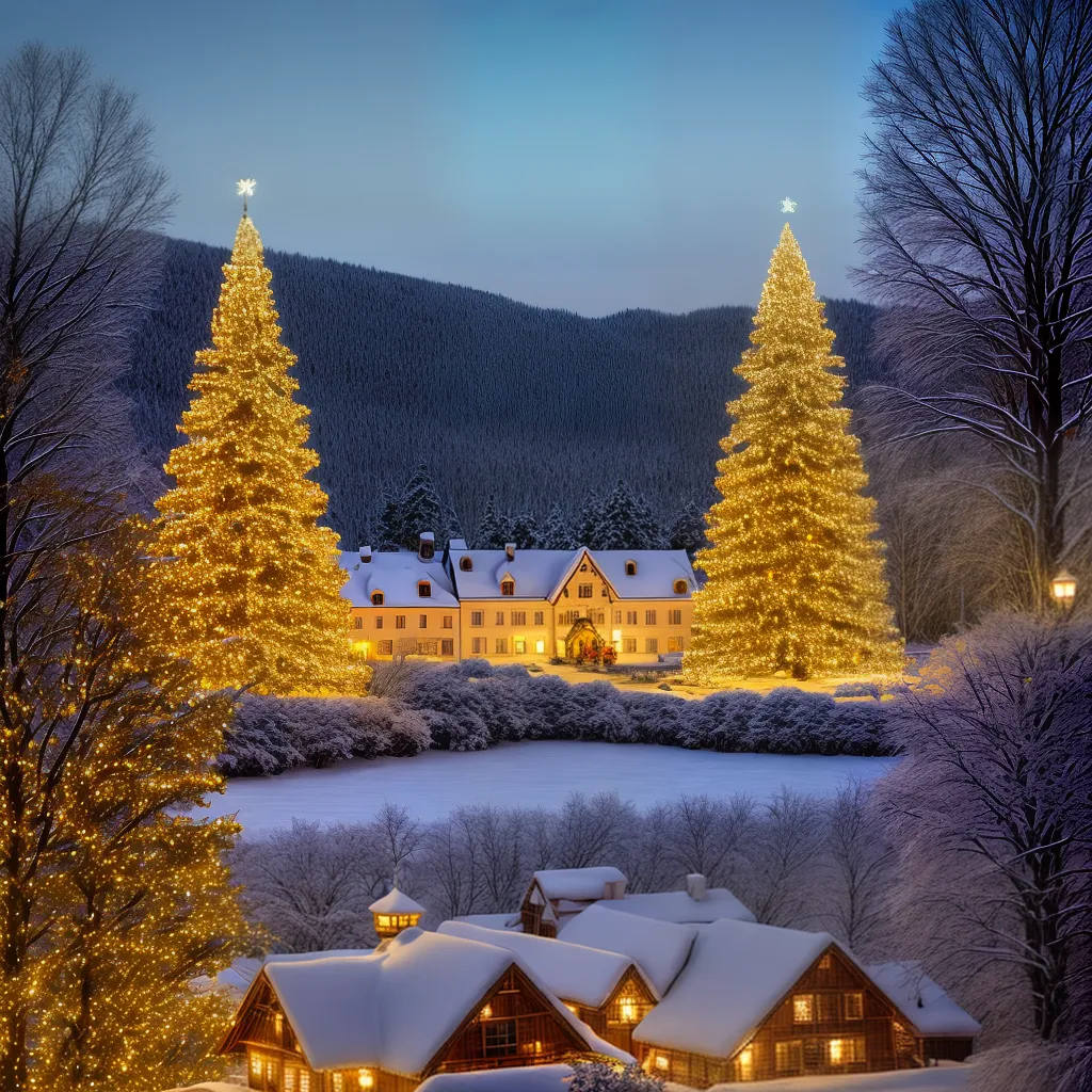 arvore natal fadas luzes castelos arvore natal fadas luzes castelos