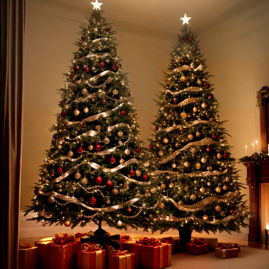 arvore natal luxo sala sofisticada
