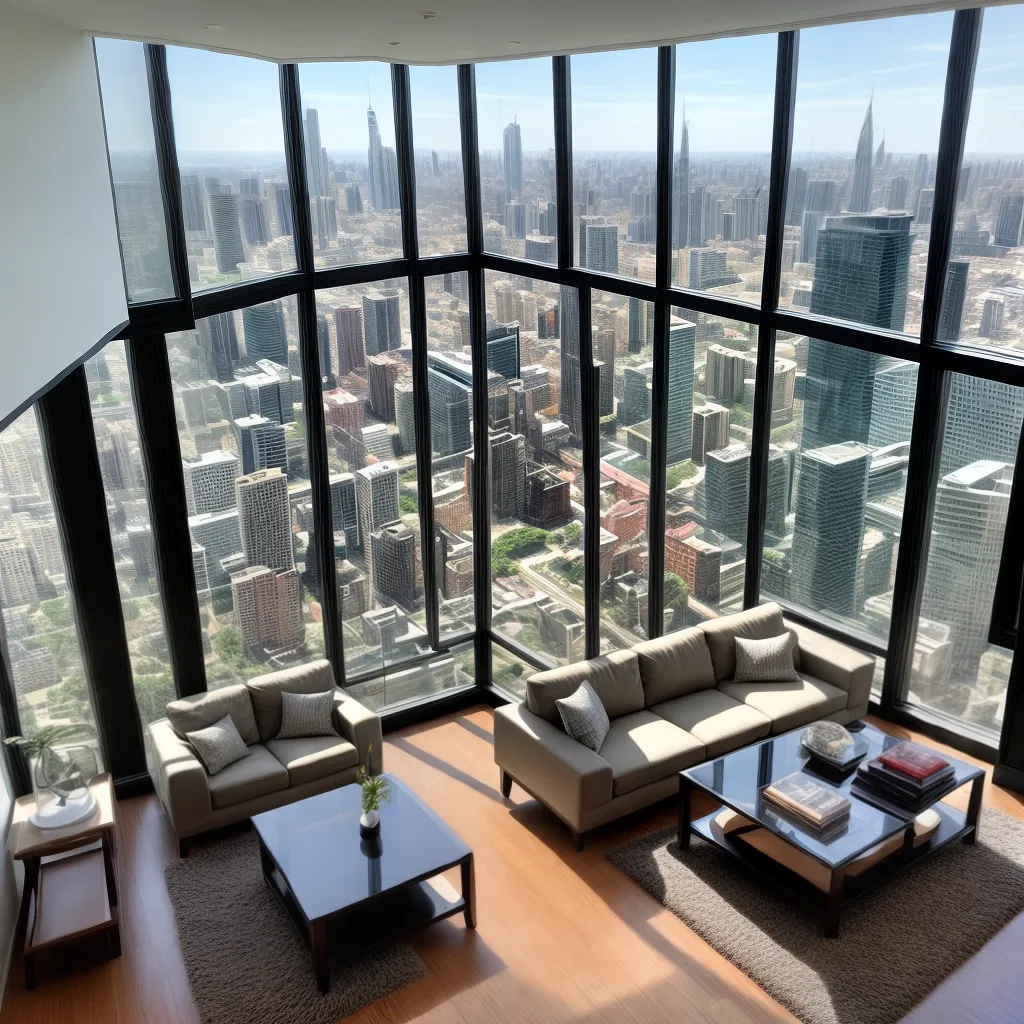 penthouse moderno janelas vista cidade penthouse moderno janelas vista cidade