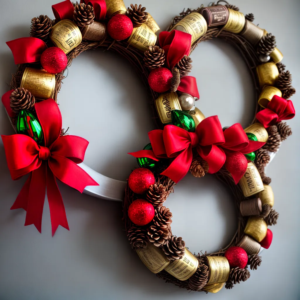 guirlanda vinho cork natal