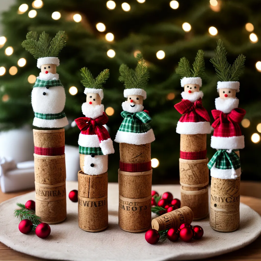decoracoes natal rolhas vinho