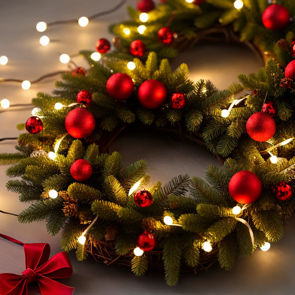 guirlanda vinho luzes natal