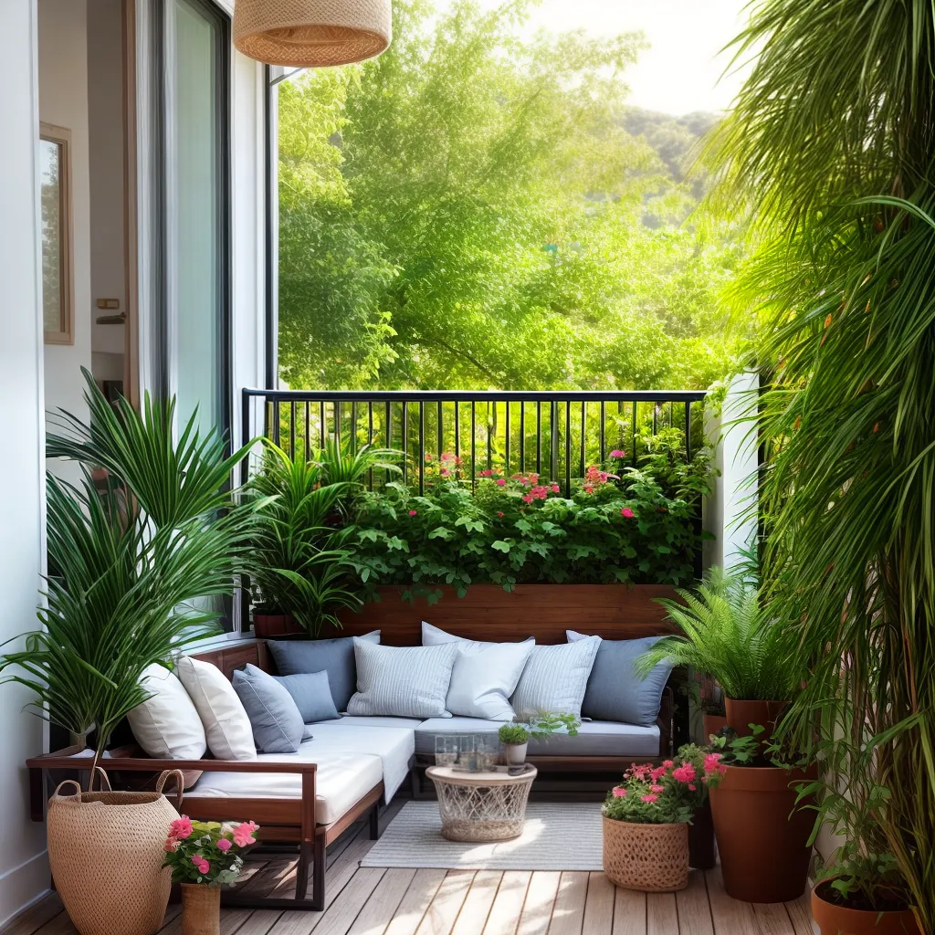 varanda apartamento oasis plantas luzes