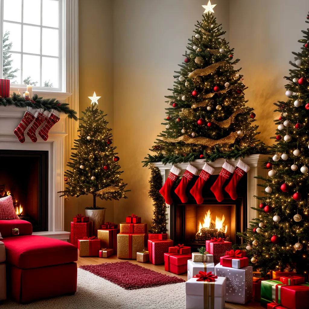 sala estar natal decoracao ambiente