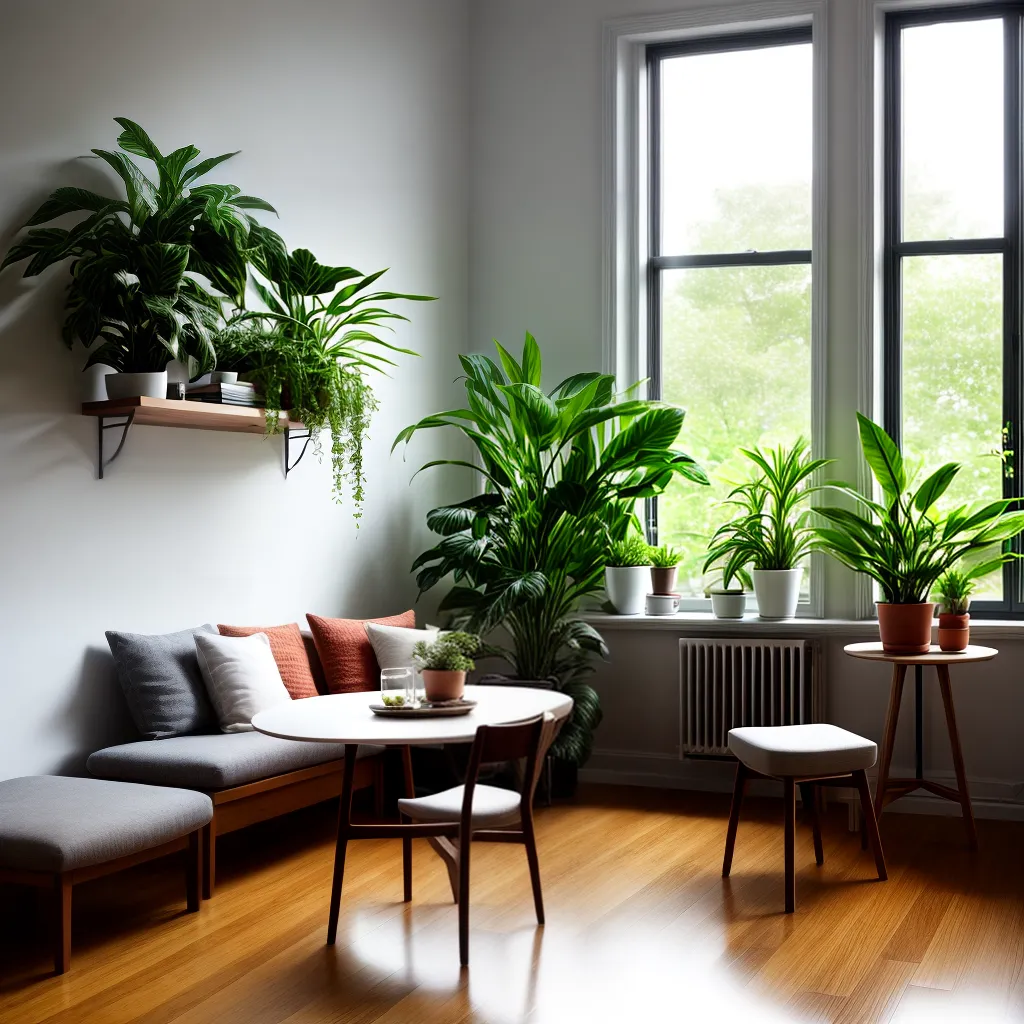 cantinho apartamento plantas janela