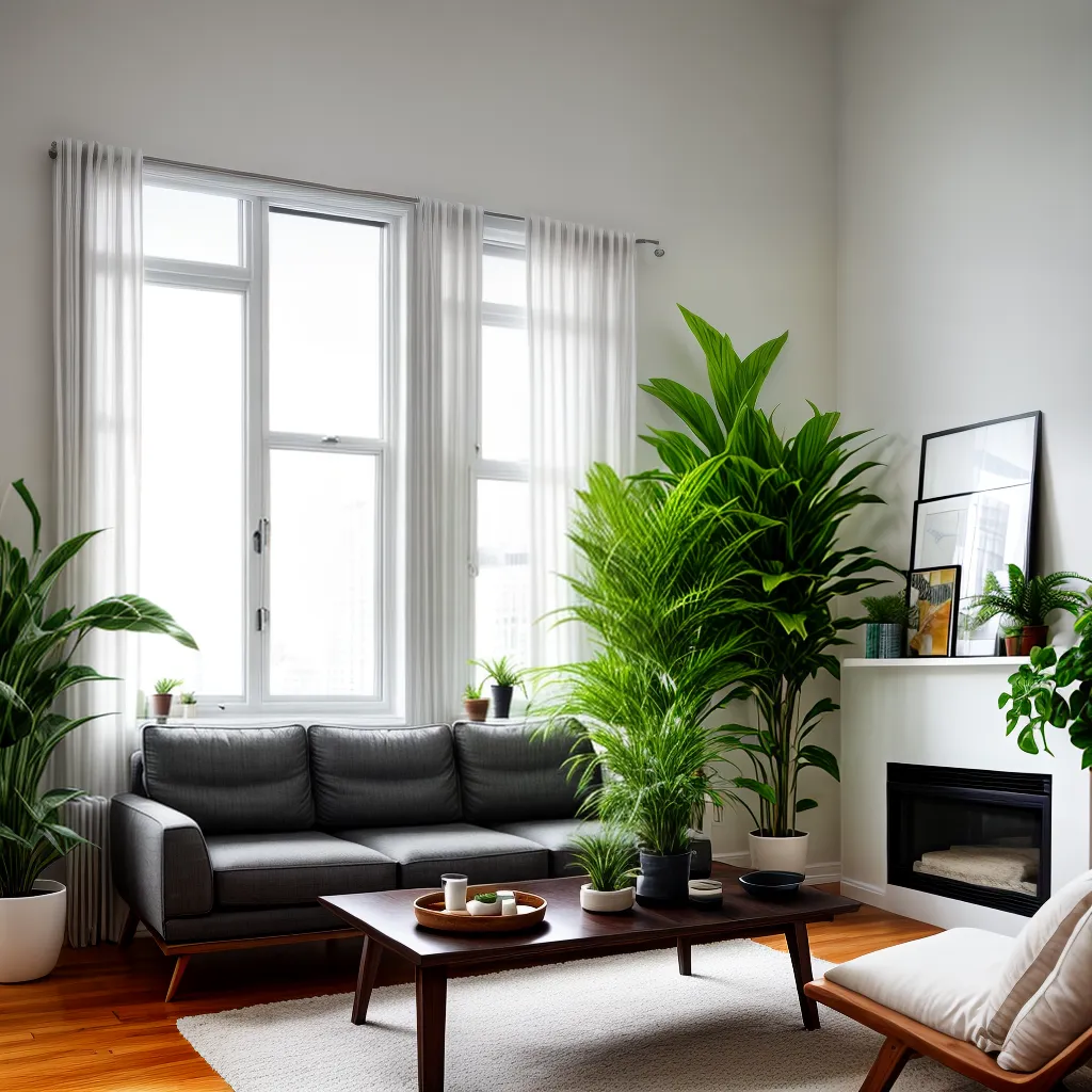 sala apartamento plantas ambiente acolhedor