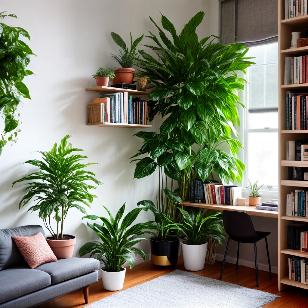 cantinho apartamento plantas luz acolhedor