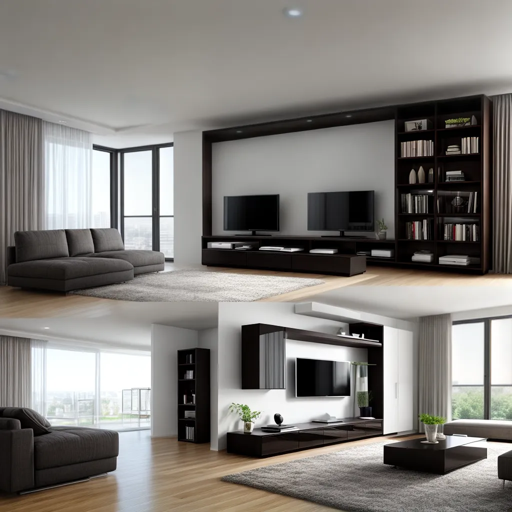 sala moderna sofa cama mesa organizada 1 sala moderna sofa cama mesa organizada 1
