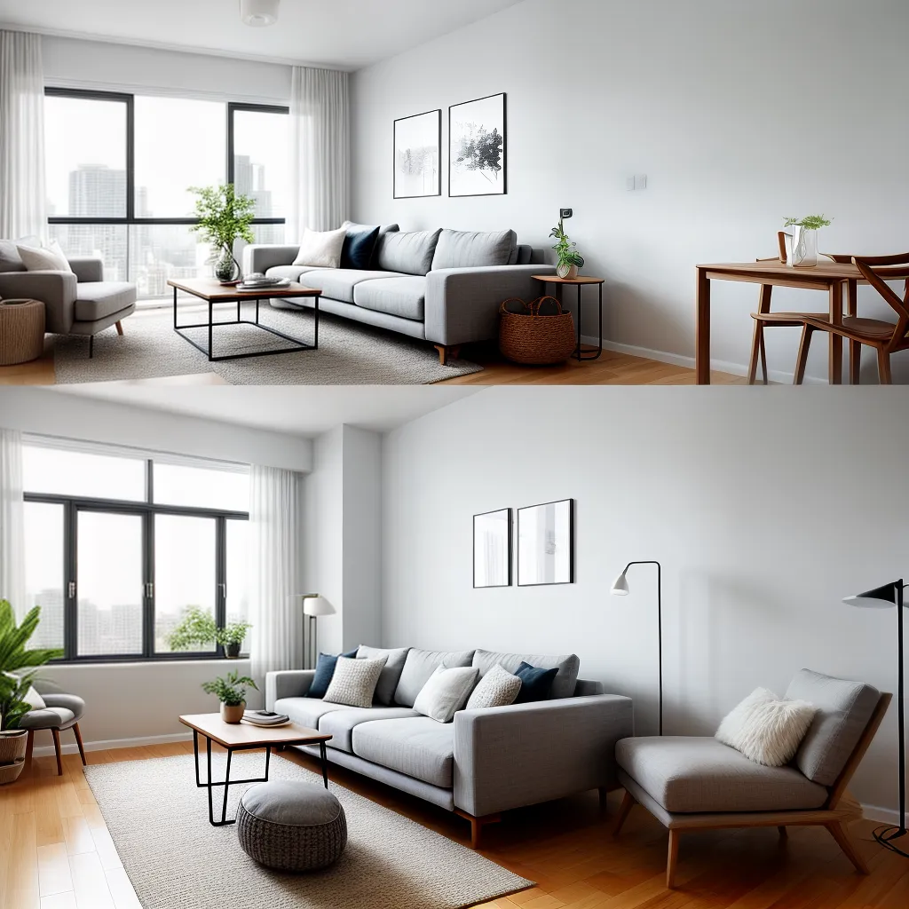 sala minimalista luz natural serenidade