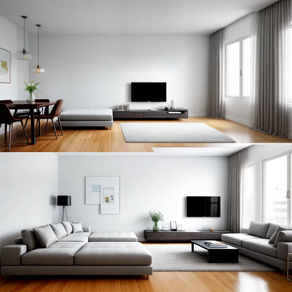 sala minimalista moderna luz natural 1