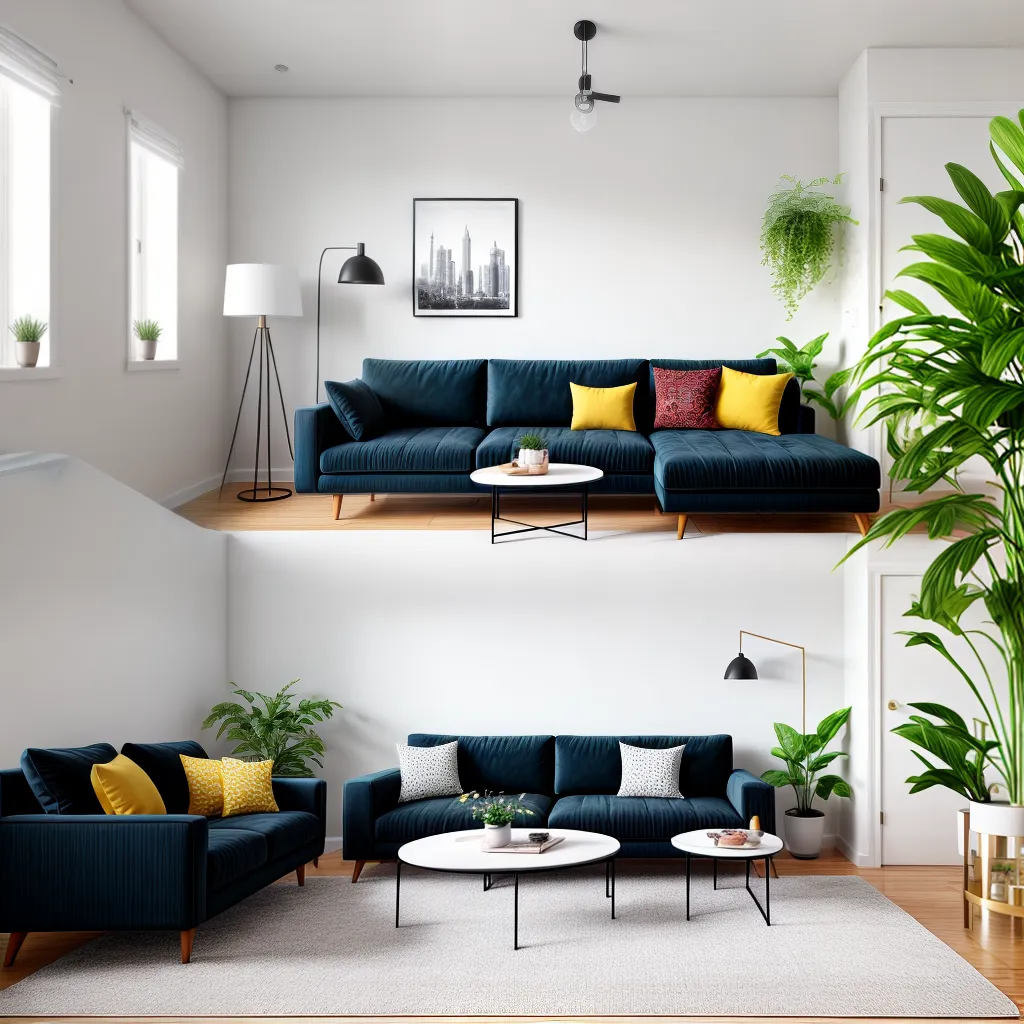 apartamento decorado sala moderna