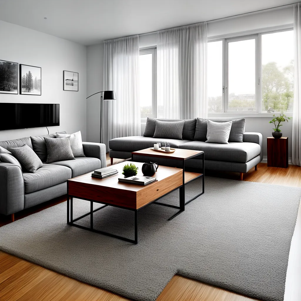apartamento decorado moderno minimalista 1