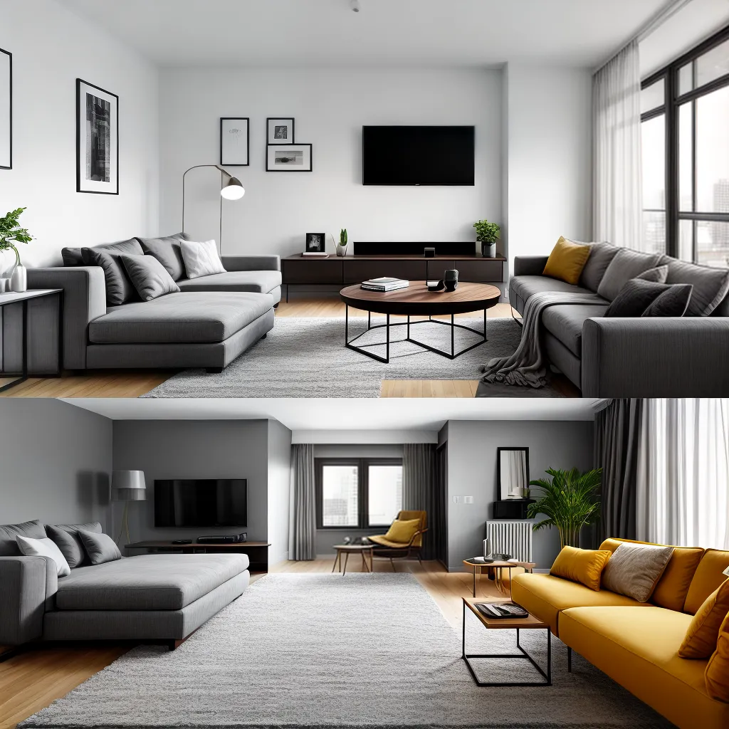 apartamento decorado moderno minimalista 3