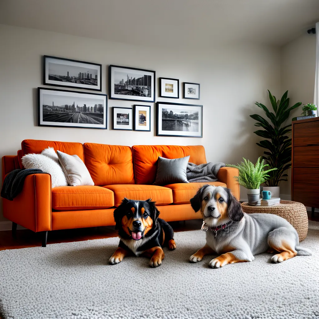 sala estar fofinha cama cachorro 1
