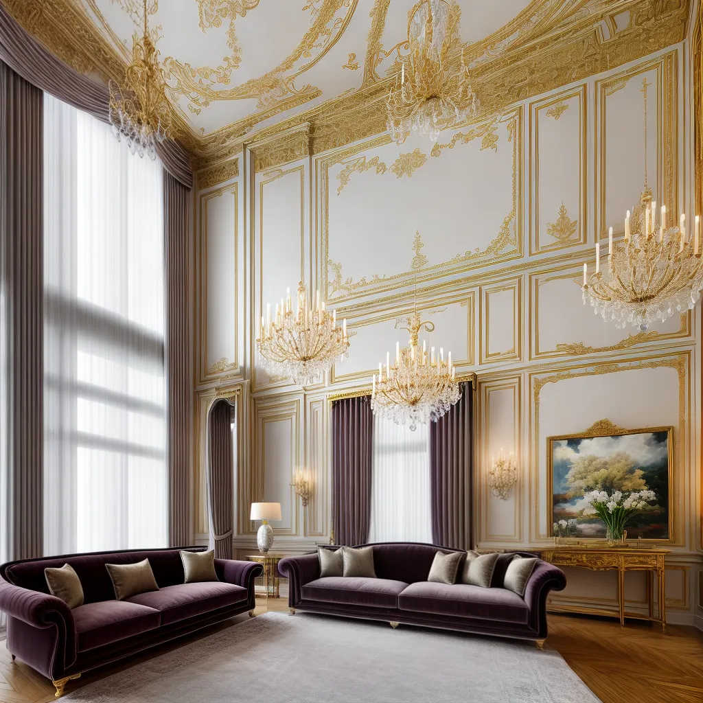 sala luxuosa sofa veludo cristal