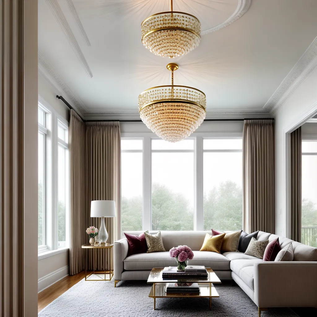 sala decorada sofa veludo luxo 1