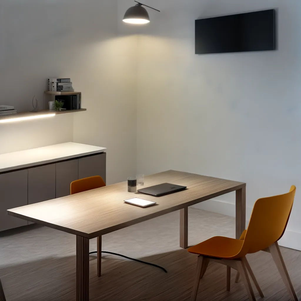 escritorio casa iluminacao perfeita