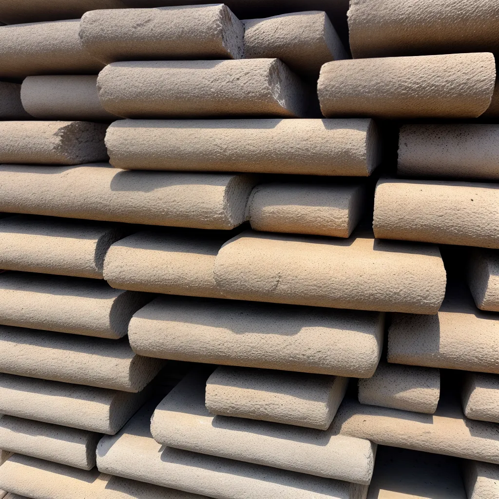 materiais construcao tijolos concreto areia