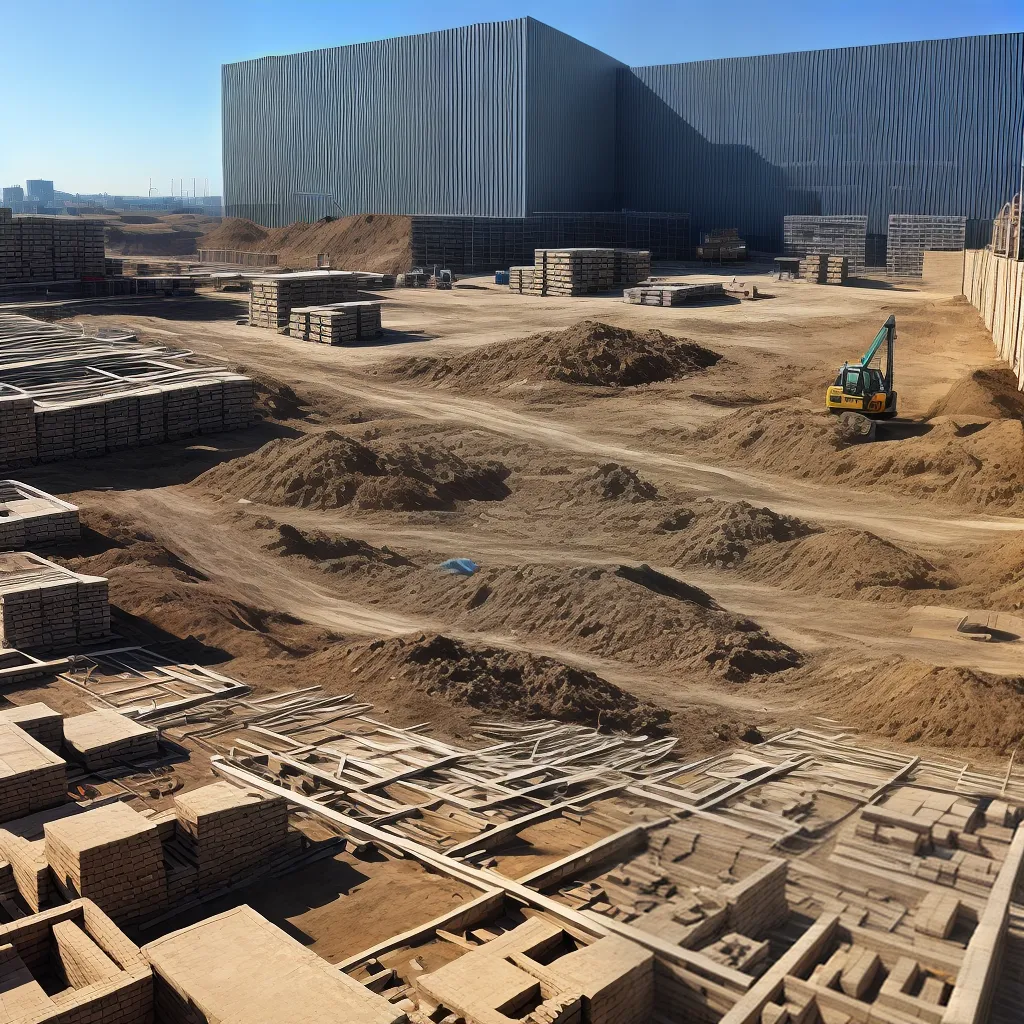 canteiro obras materiais construcao 2