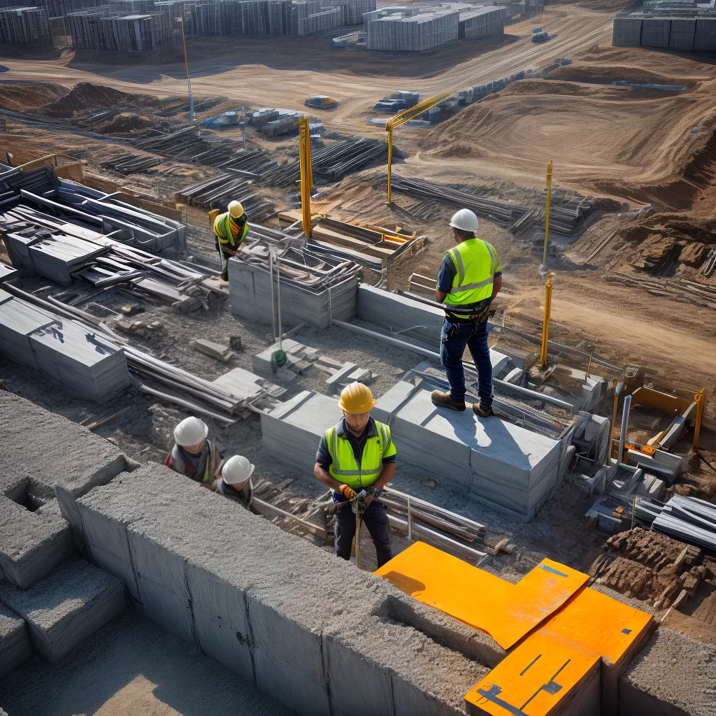 canteiro obras materiais construcao 3